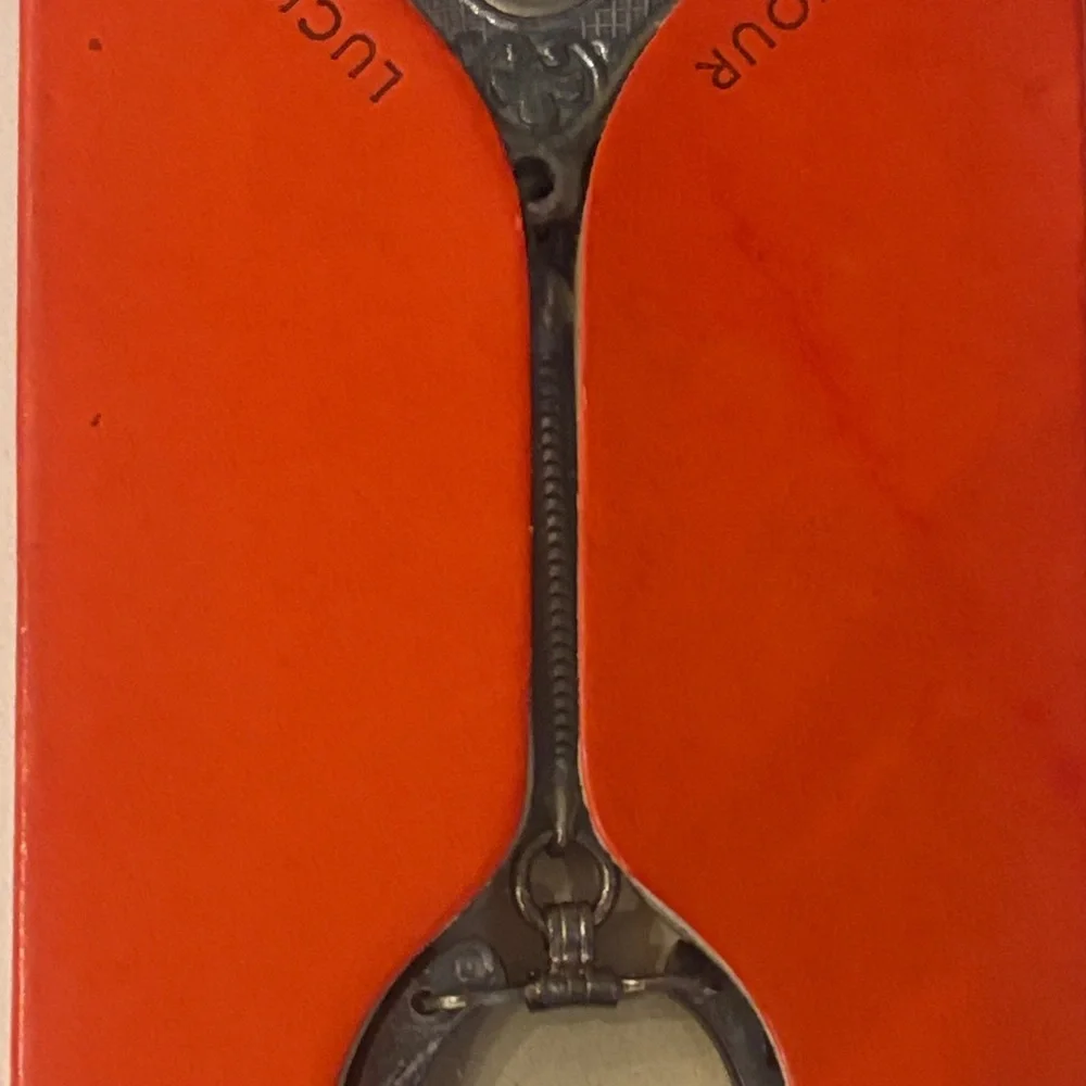 Key Chain featuring a 1943 Curaçao 5 cents coin set in a metal holder