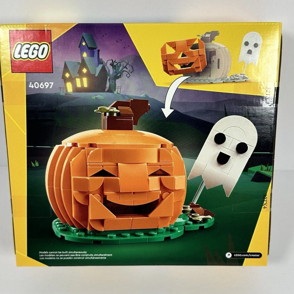 LEGO 40697‎ Halloween Pumpkin w Light Brick Ghost Creator Set 254pcs NEW