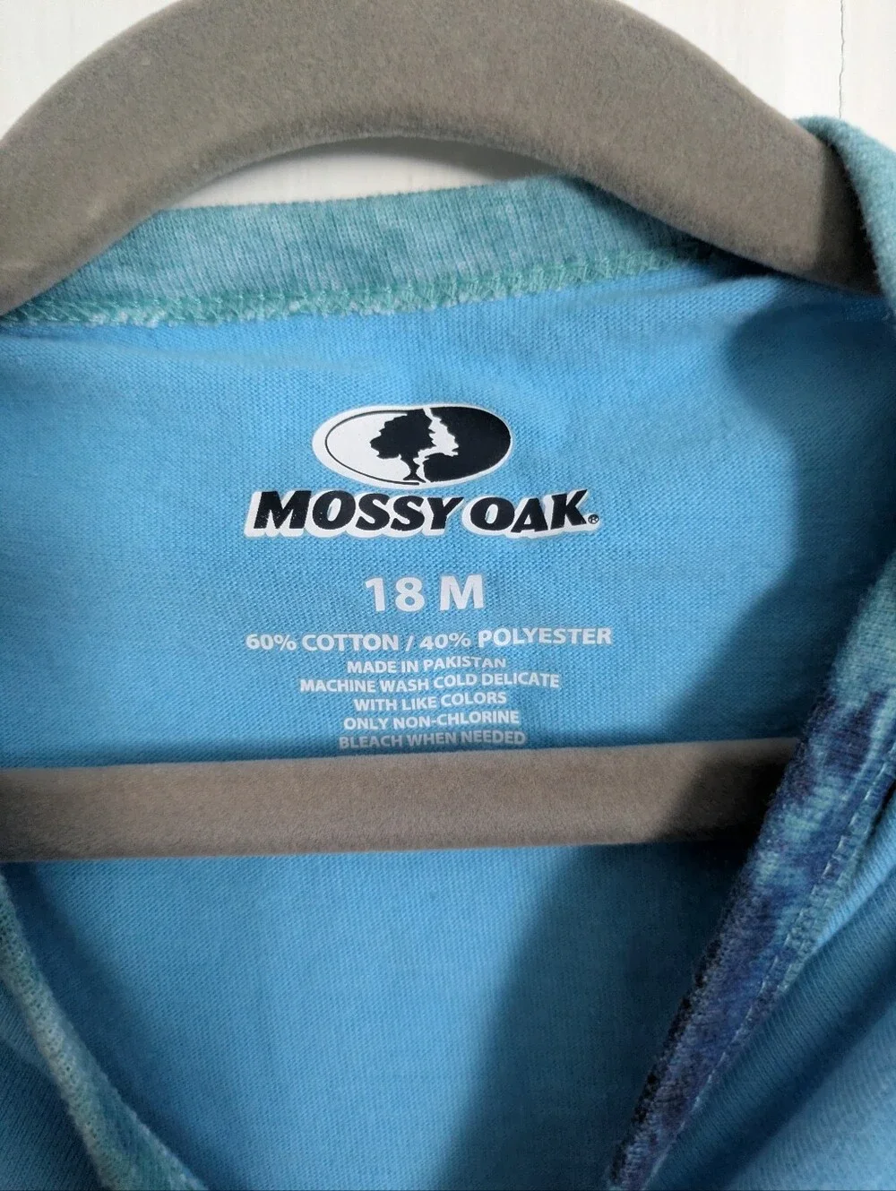 Mossy Oak tie baby light