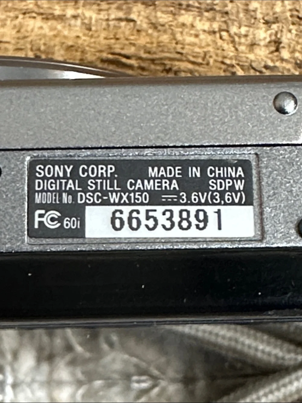 Sony sensor type