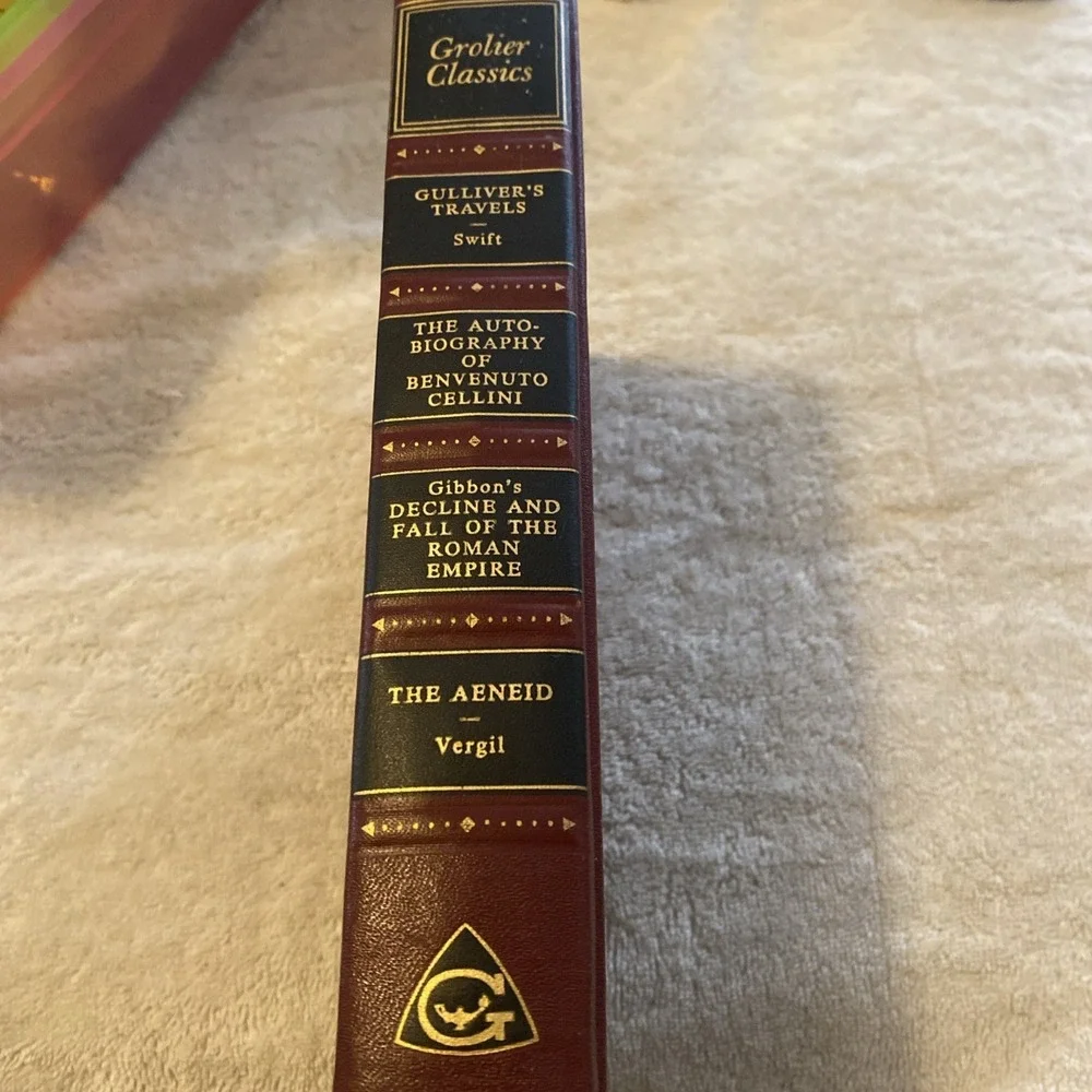 Grolier-1956-Gulliver's Travels-Autobiography‎ Benvenuto Cellini-Decline Roman…