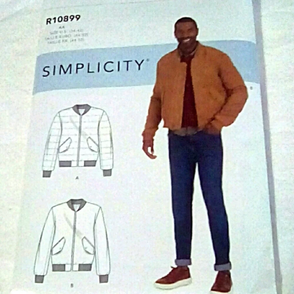 Simplicity R10899 Men's Jackets size 34-42