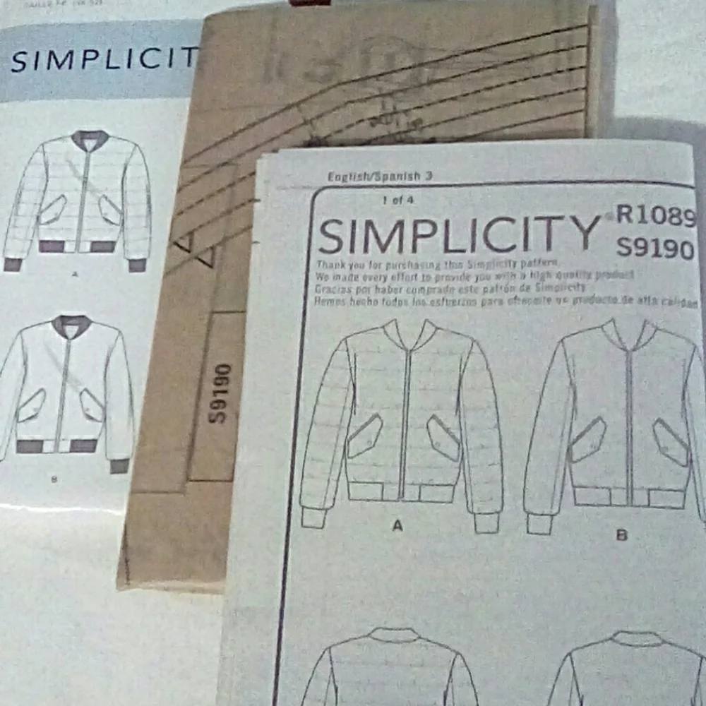 Simplicity sewing pattern