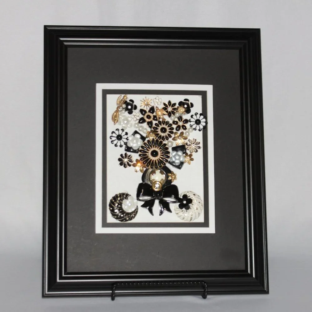 Original Art framed jewelry