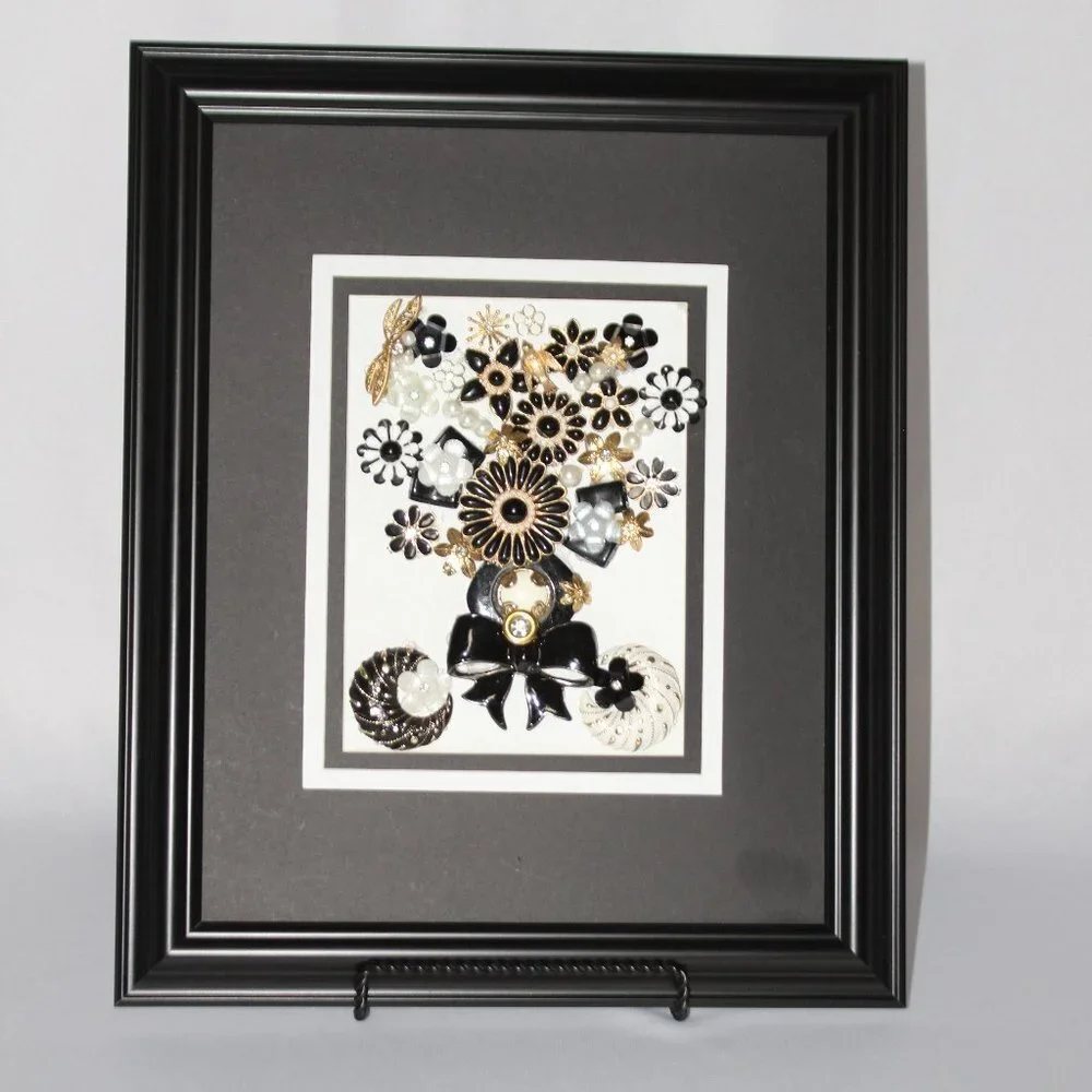 Original Art framed jewelry