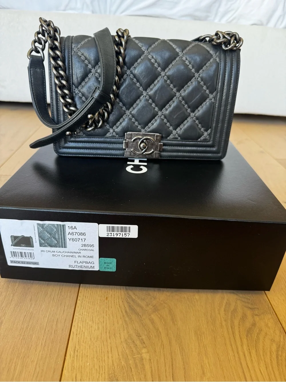 CHANEL boy medium