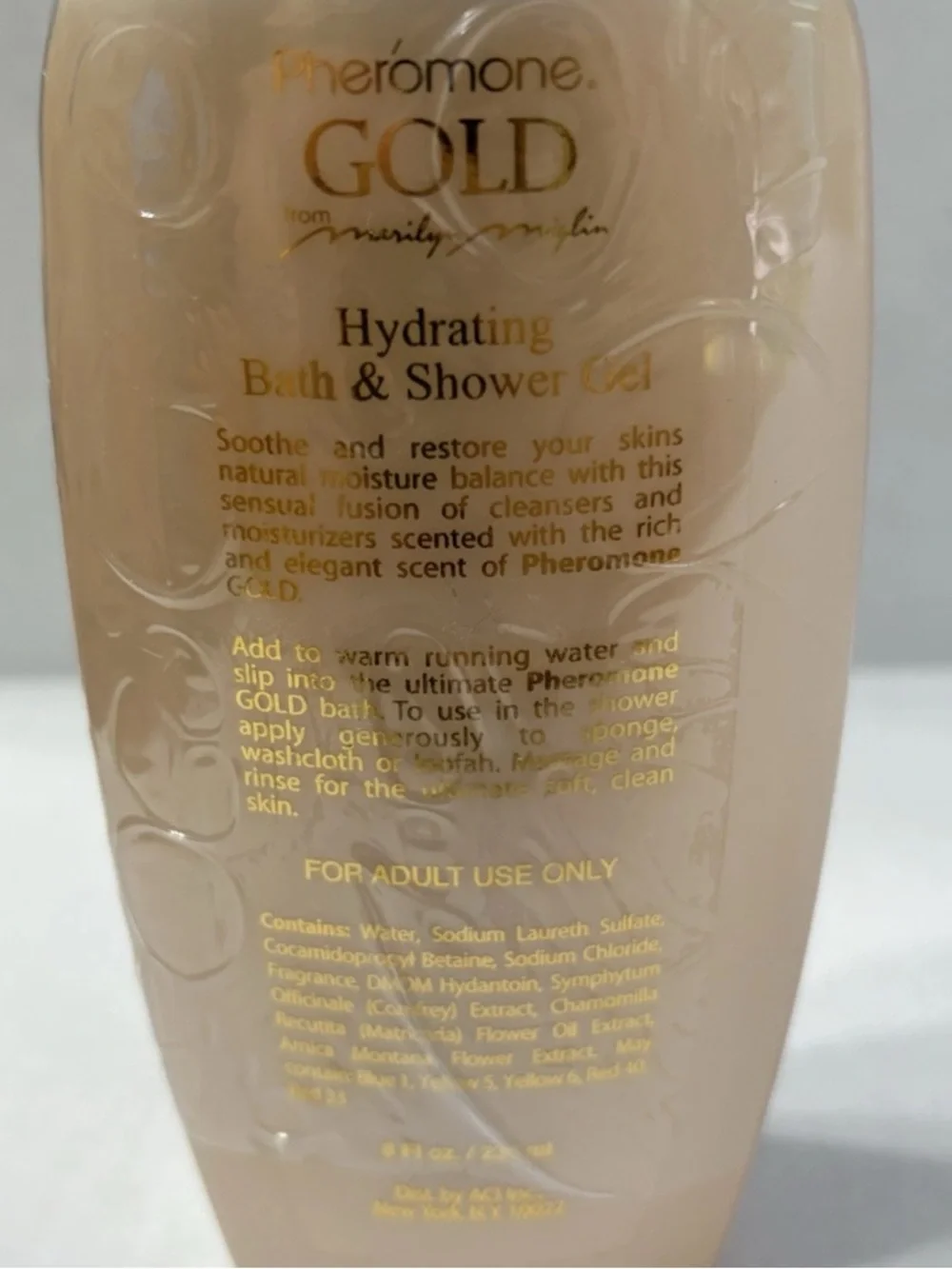 PHEROMONE MARILYN MIGLIN WOMEN PERFUMED BATH & SHOWER GEL 8oz 236 ML NEW