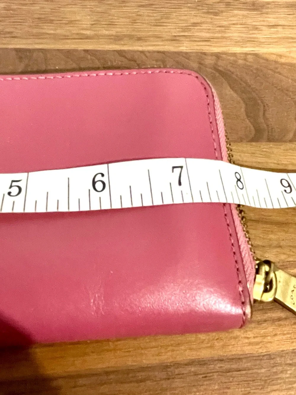 Coach pink leather