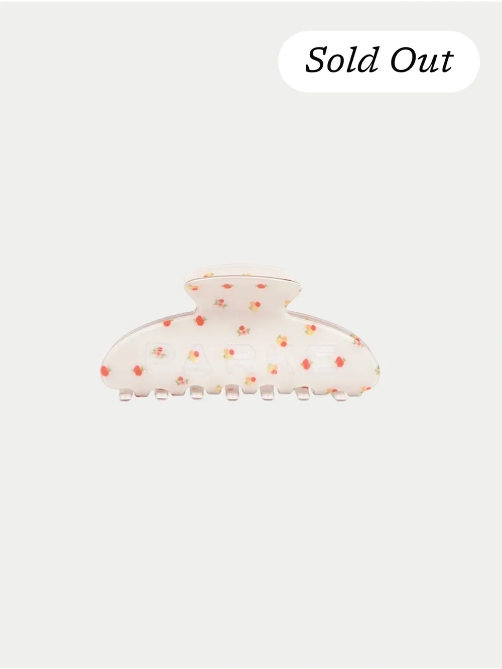 Parke x Maggie & Emma Claw Clip in Sunset Floral