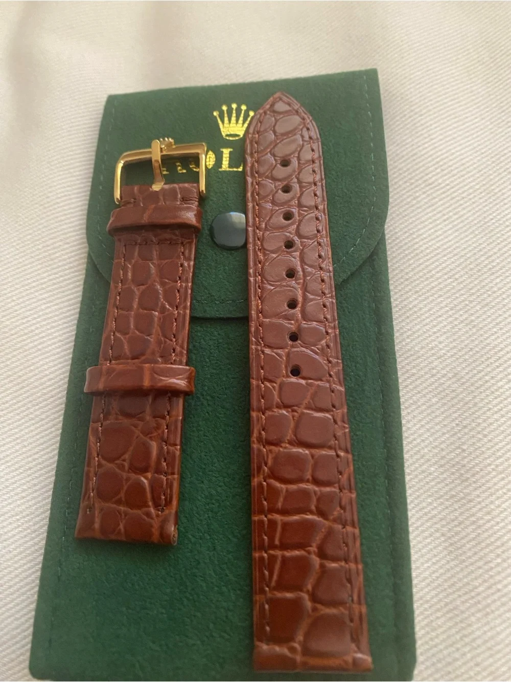 Rolex branded brown