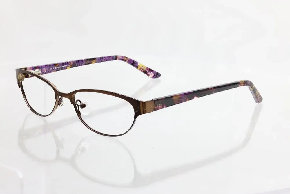Halo Paris Halo 31 SM BRN 50-15-135 Eyeglass FRAMES ONLY - FAIR CONDITION - READ