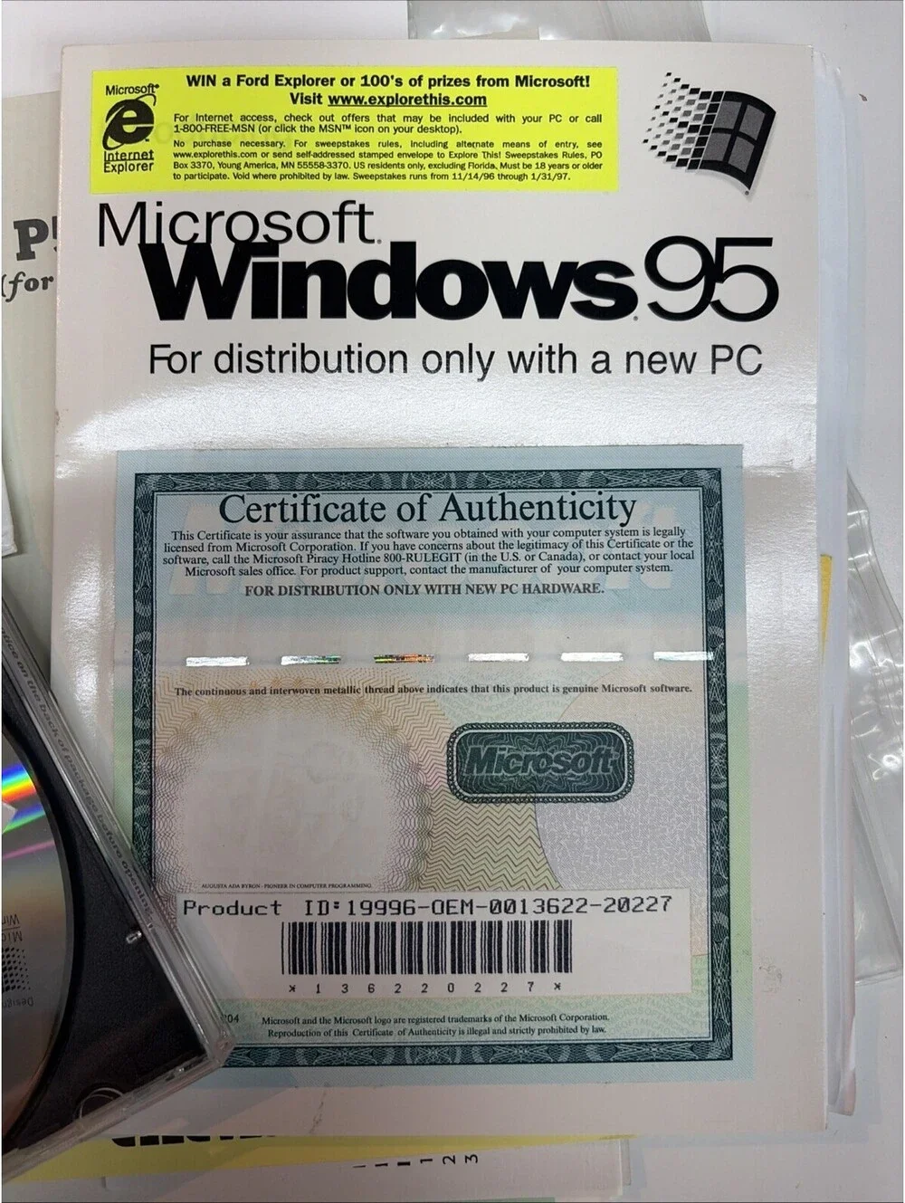 Microsoft windows 95