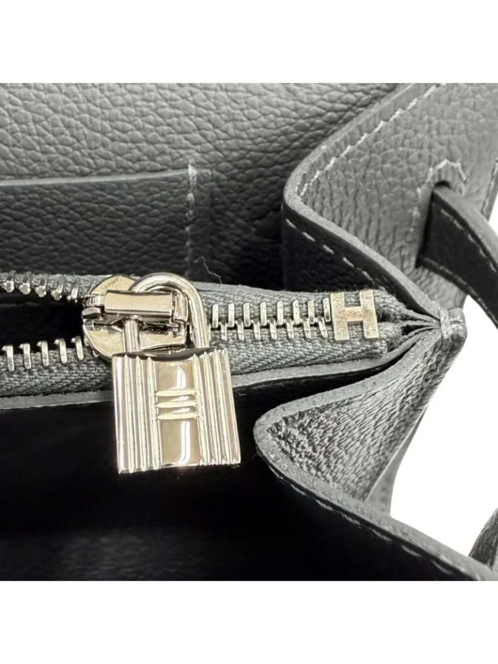 Hermes Kelly Wallet To Go Color Ardoise Silver Shoulder