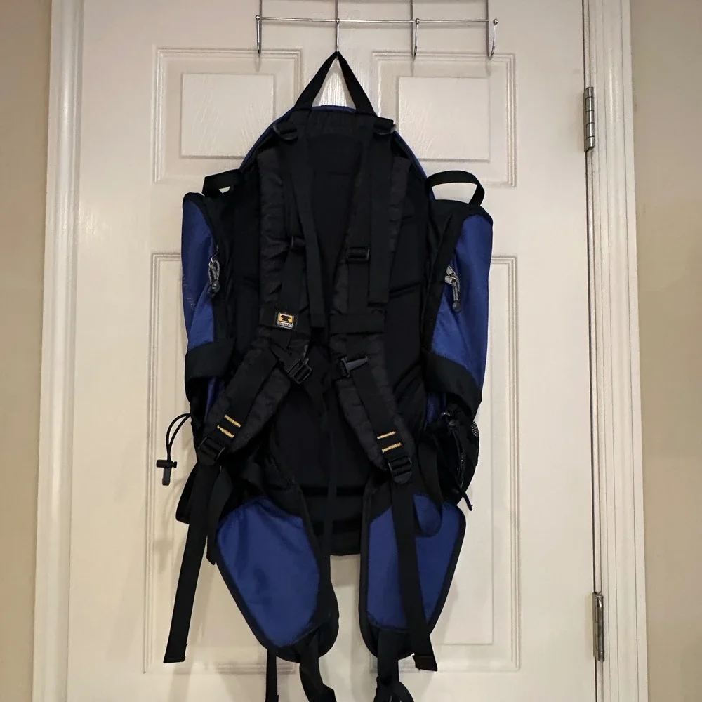 Mountainsmith Hiking Backpack Blue Black Outdoor Daypack Travel Bag