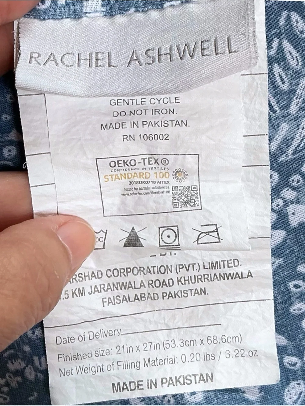 Rachel Ashwell pair quilted