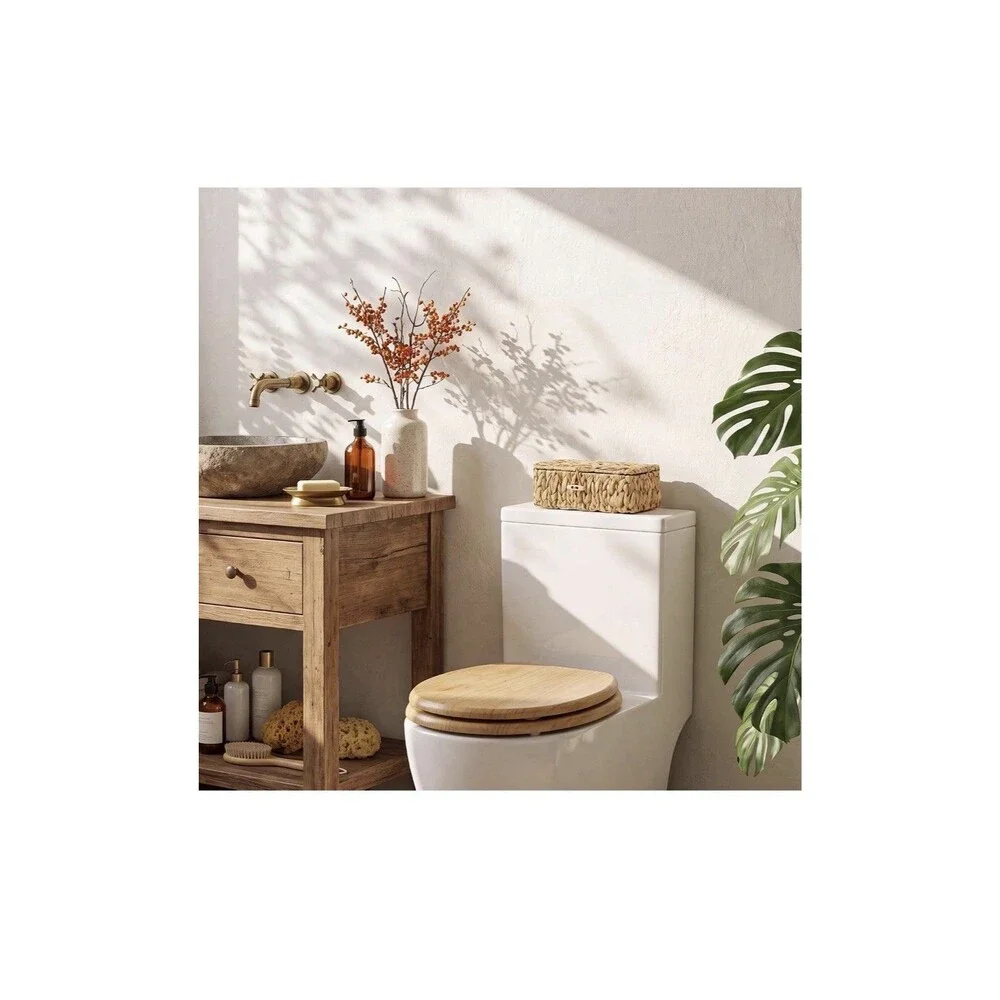 Extra Small Wicker Storage Basket with Lid Hyacinth Woven Shelf Organizer Basket