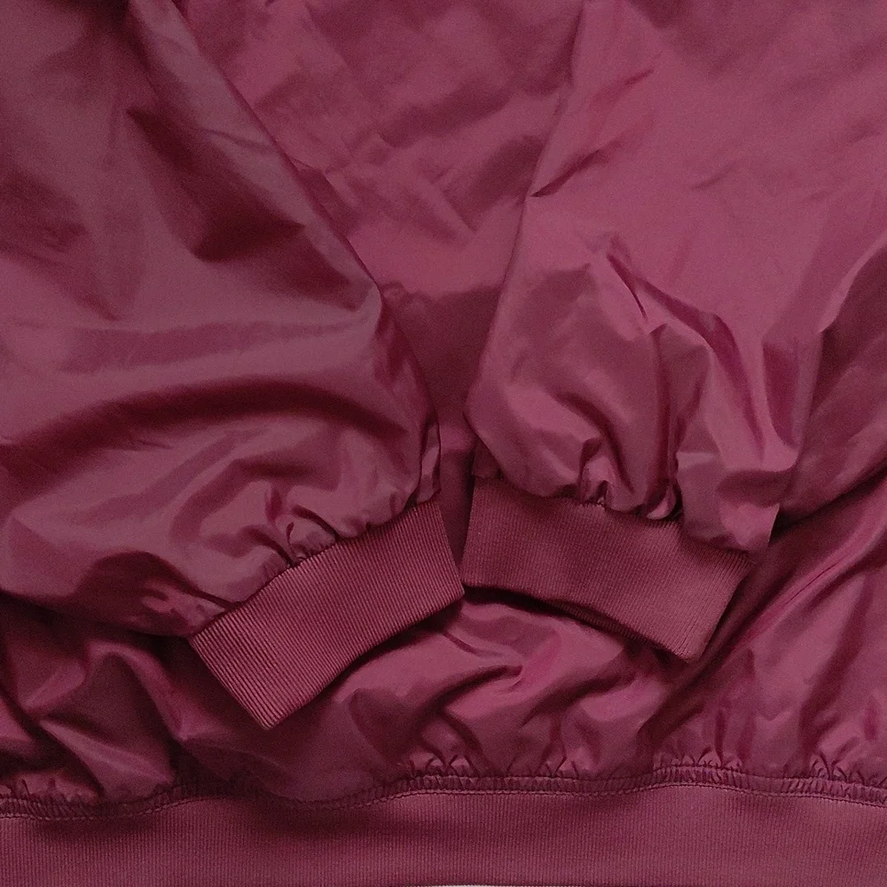 Adidas Men's Maroon Windbreaker Jacket