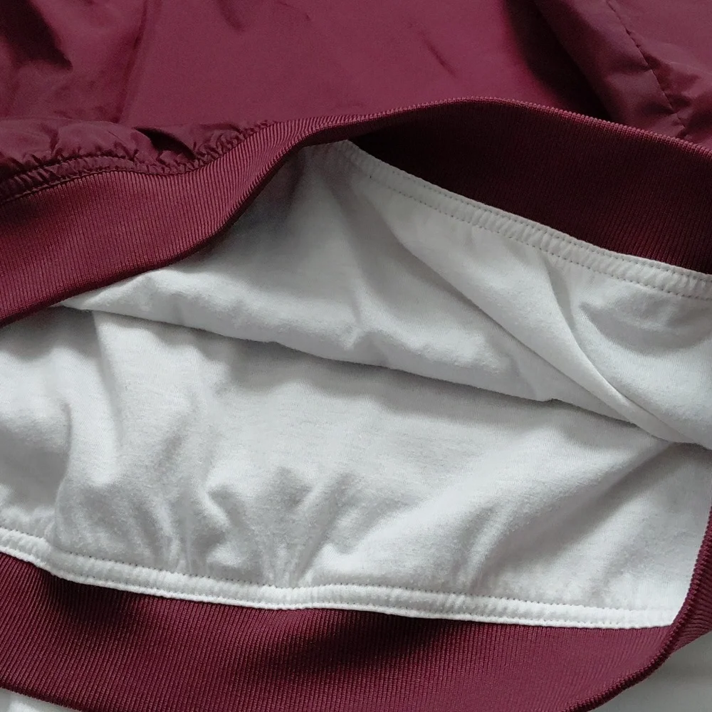 Adidas Men's Maroon Windbreaker Jacket