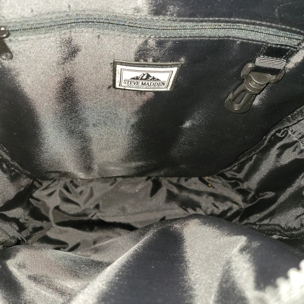 NEW Steve Madden Black Sherpa Full Size Backpack Unisex or Men's