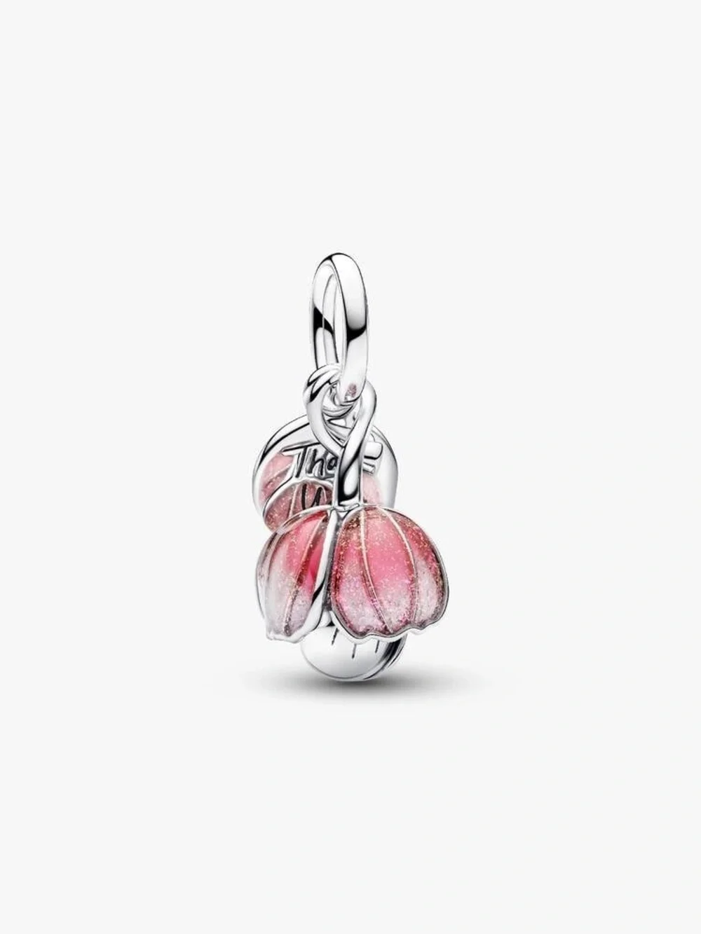 Pandora Two-Tone Blooming Flower Dangle Charm