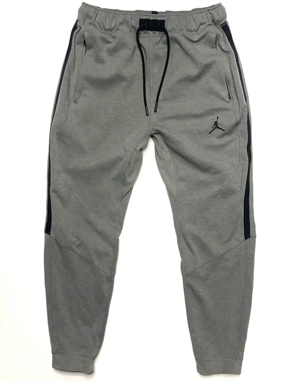Nike Air Jordan Men’s Dark Gray Dri-Fit Tailored Slim Fit Joggers Sweatpants M