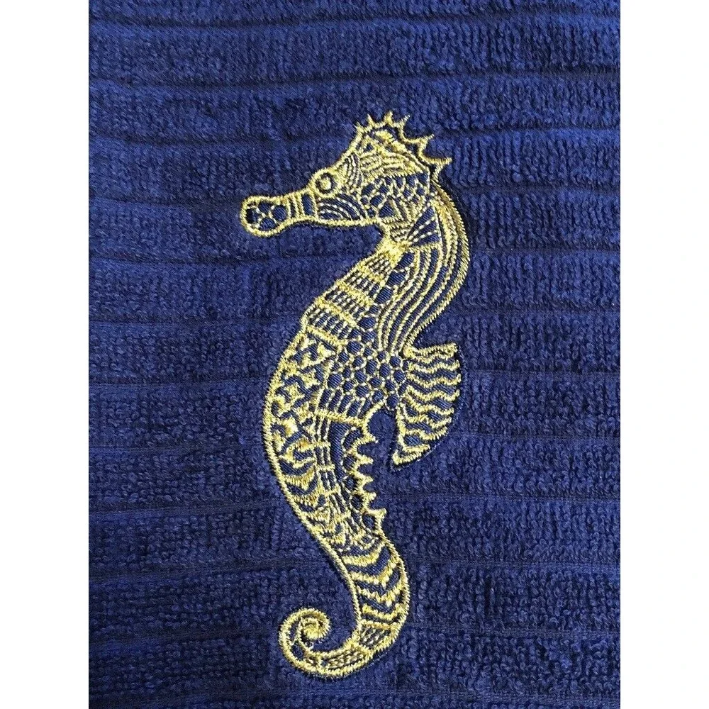 Nantucket seahorse navy
