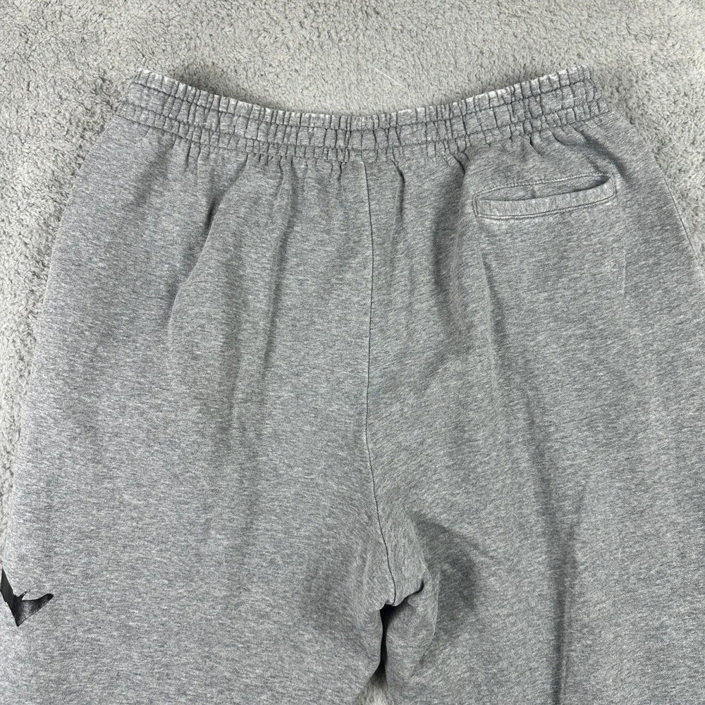 Jordan Jumpman Fleece Sweatpants Mens Large Gray Joggers Graphic DA6803-091‎
