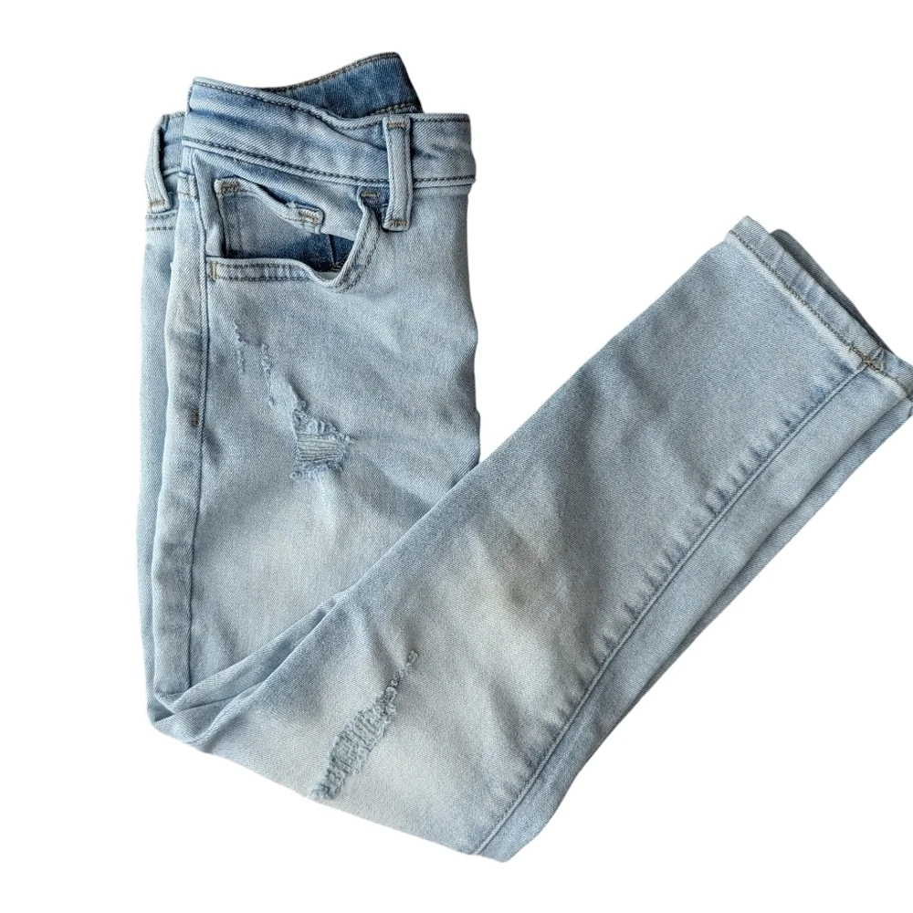 Jumping Beans Girls Light Blue Skinny Jeans Cotton Size 6X