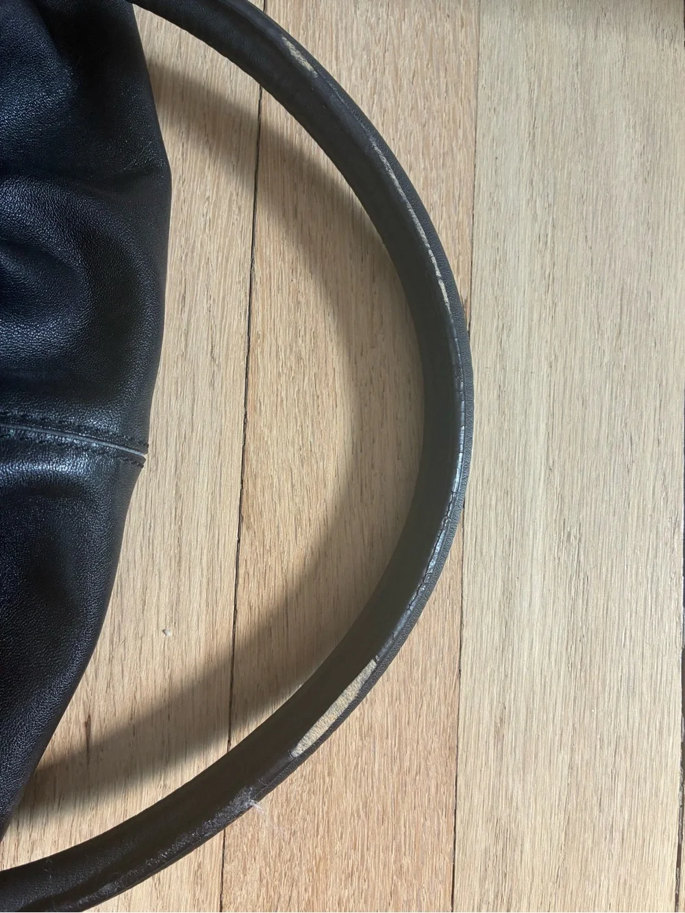 kate spade black leather