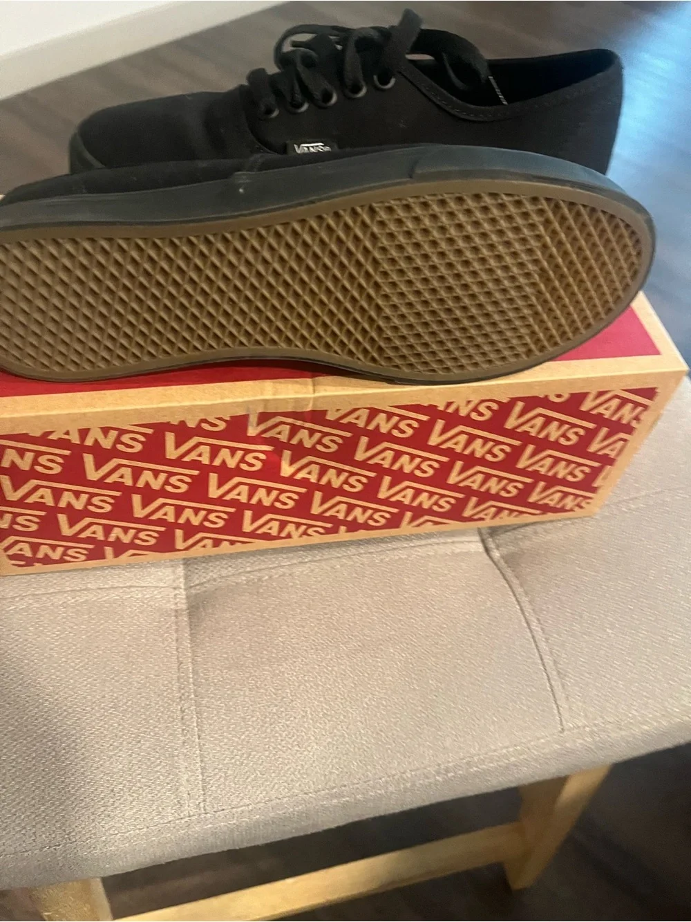 Vans all black
