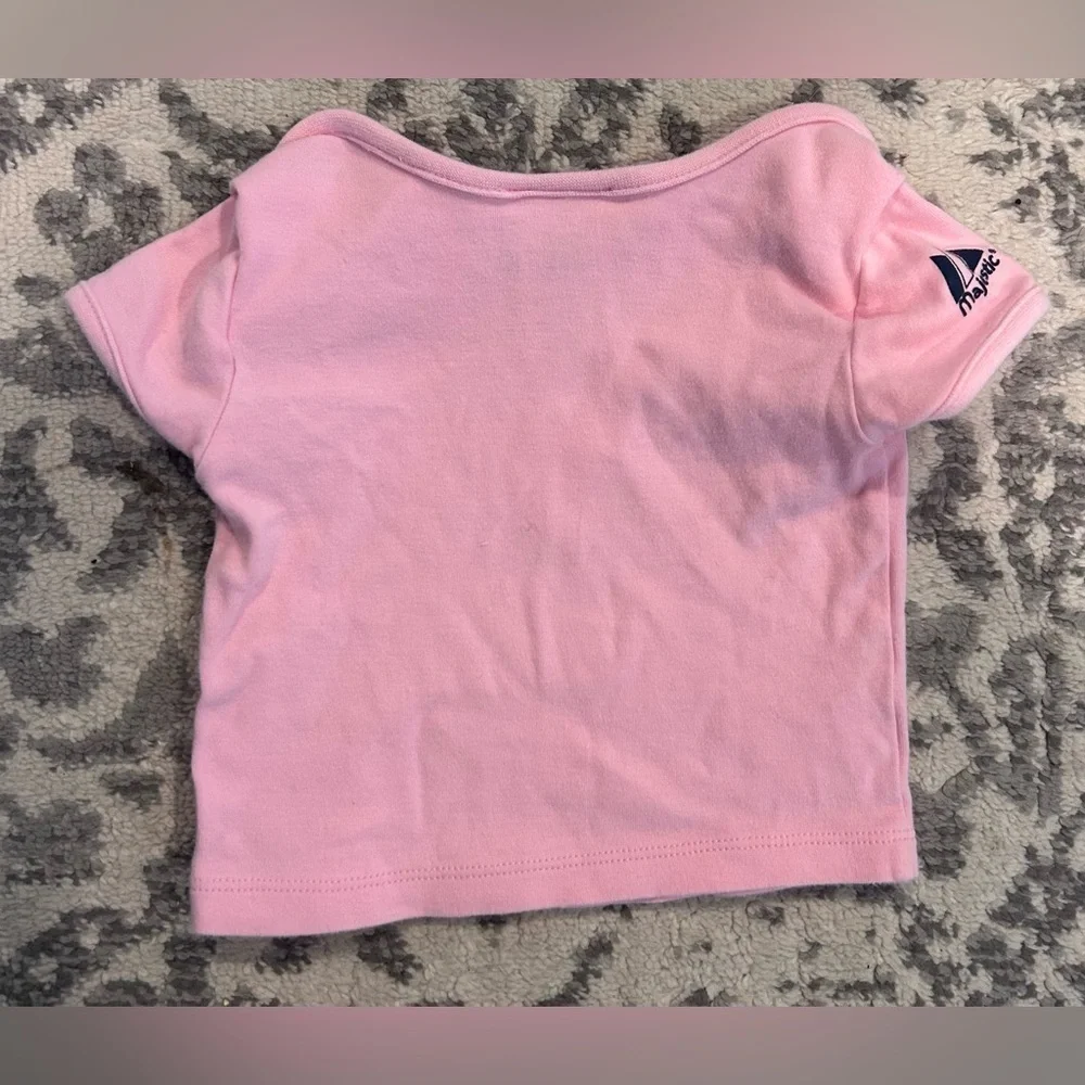 Majestic ”My First NY Yankees Tee” Baby Girl Shirt- Pink/ Size 6-9M
