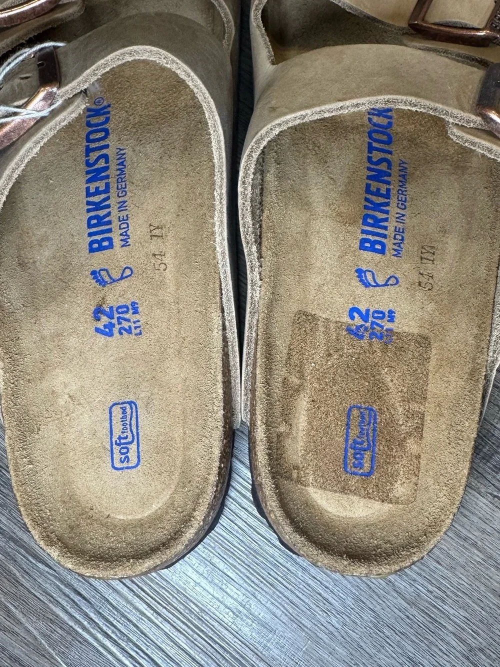 Birkenstock Arizona Oiled Leather Tobacco Brown Sandals