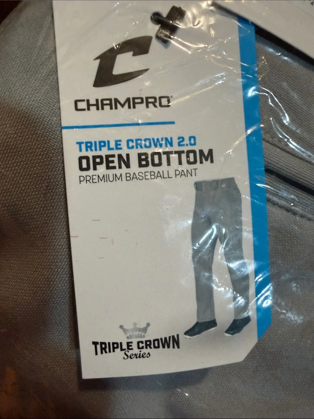 Champro Youth Baseball Pants - Light Gray