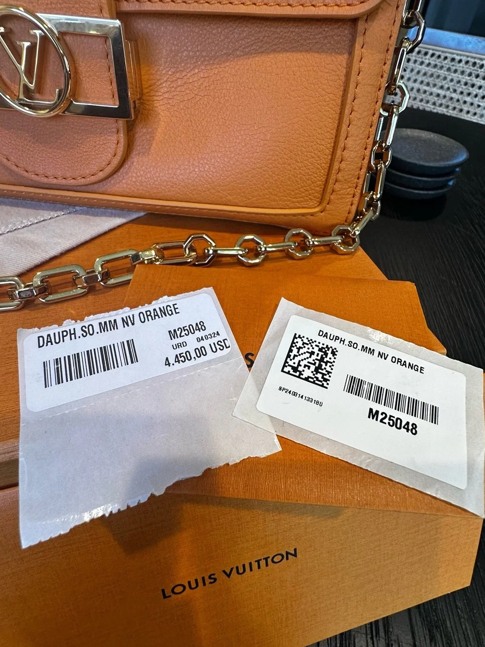 Louis Vuitton compact leather