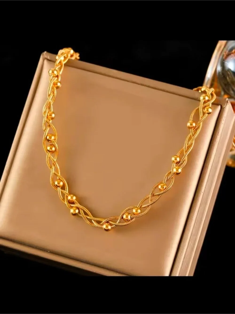 Anthropologie gold tone
