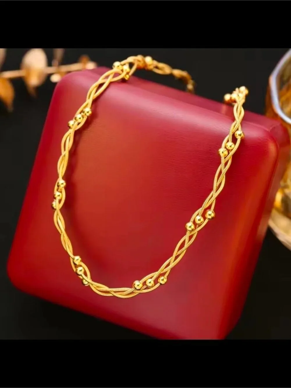 Anthropologie gold tone