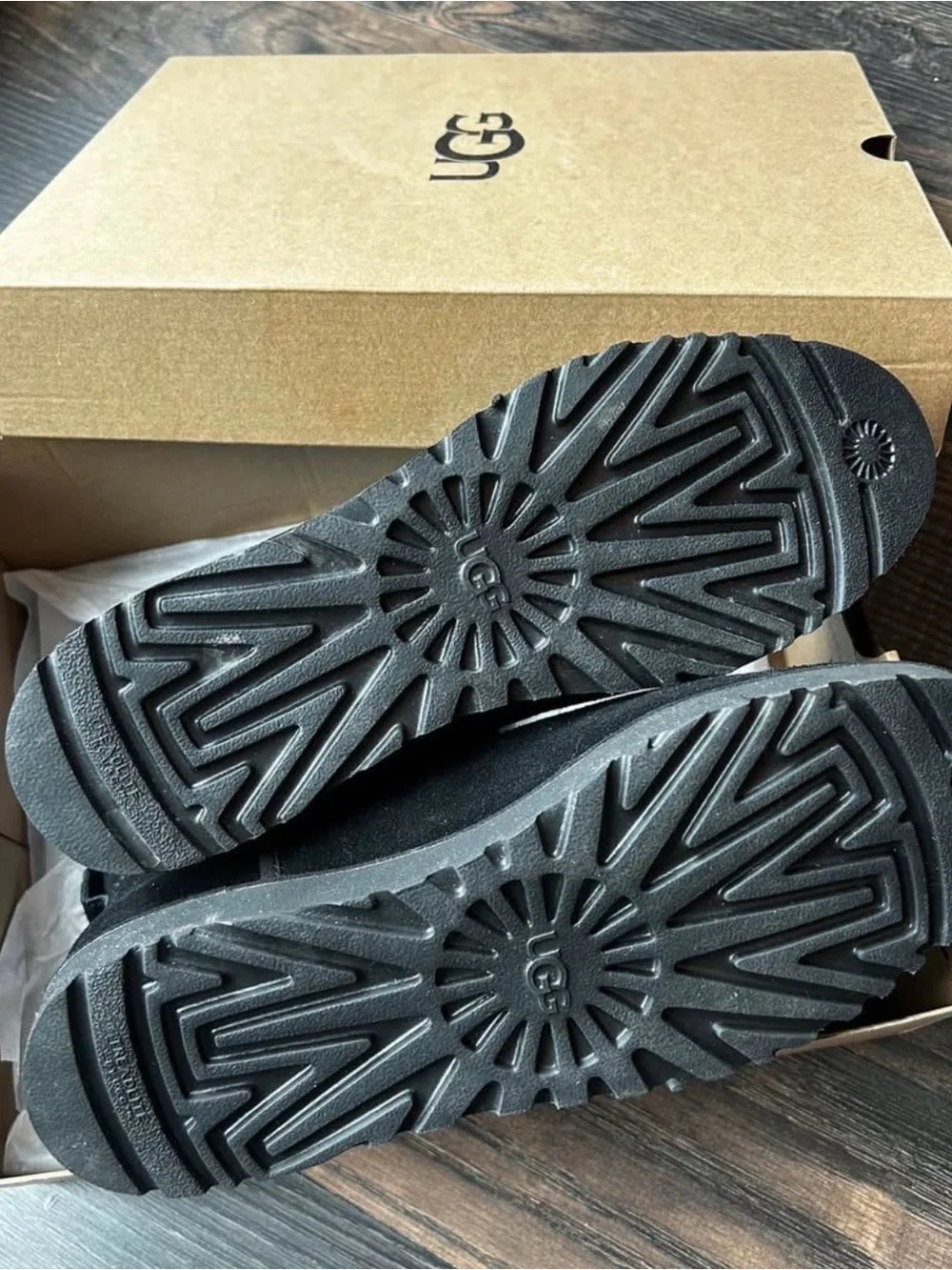 UGG black ankle