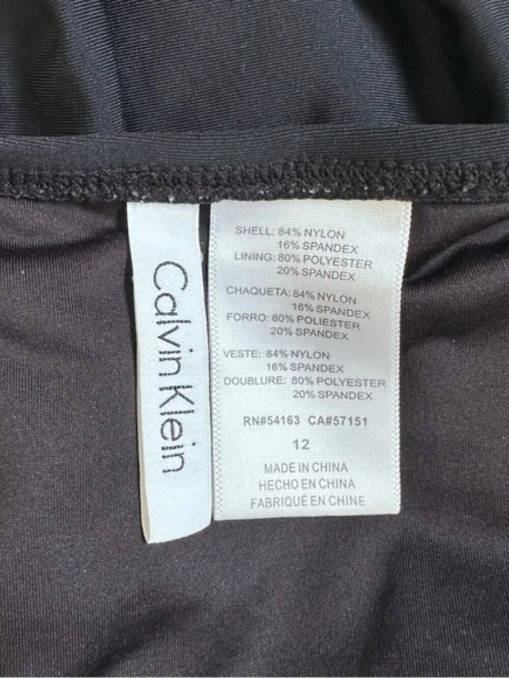 Calvin Klein brand calvin