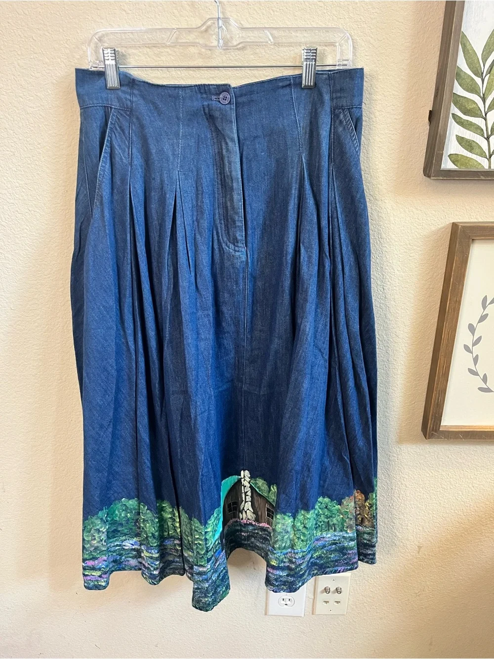 Stunning Rare Vintage Wearable Art Skirt - Size L