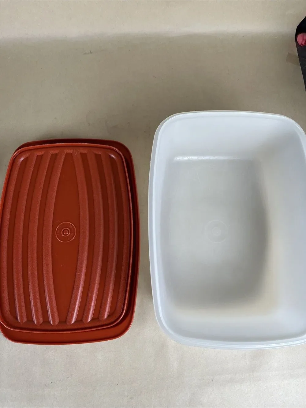 Tupperware used no