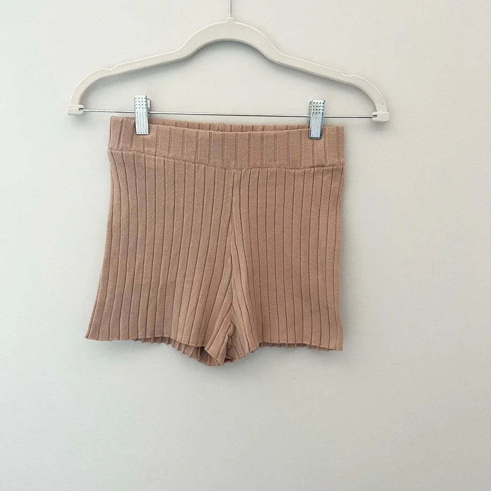superdown Knit Ribbed Lounge Shorts Size Small