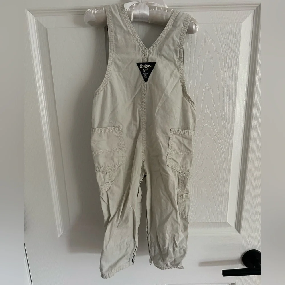 OshKosh B'gosh Kids Beige Overalls