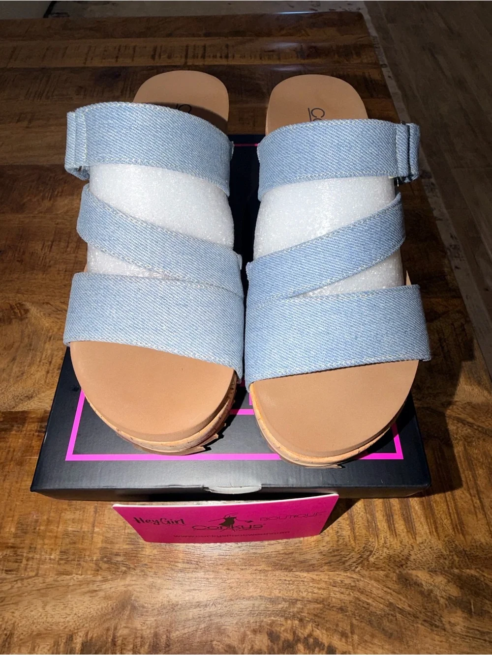 Corkys denim cork