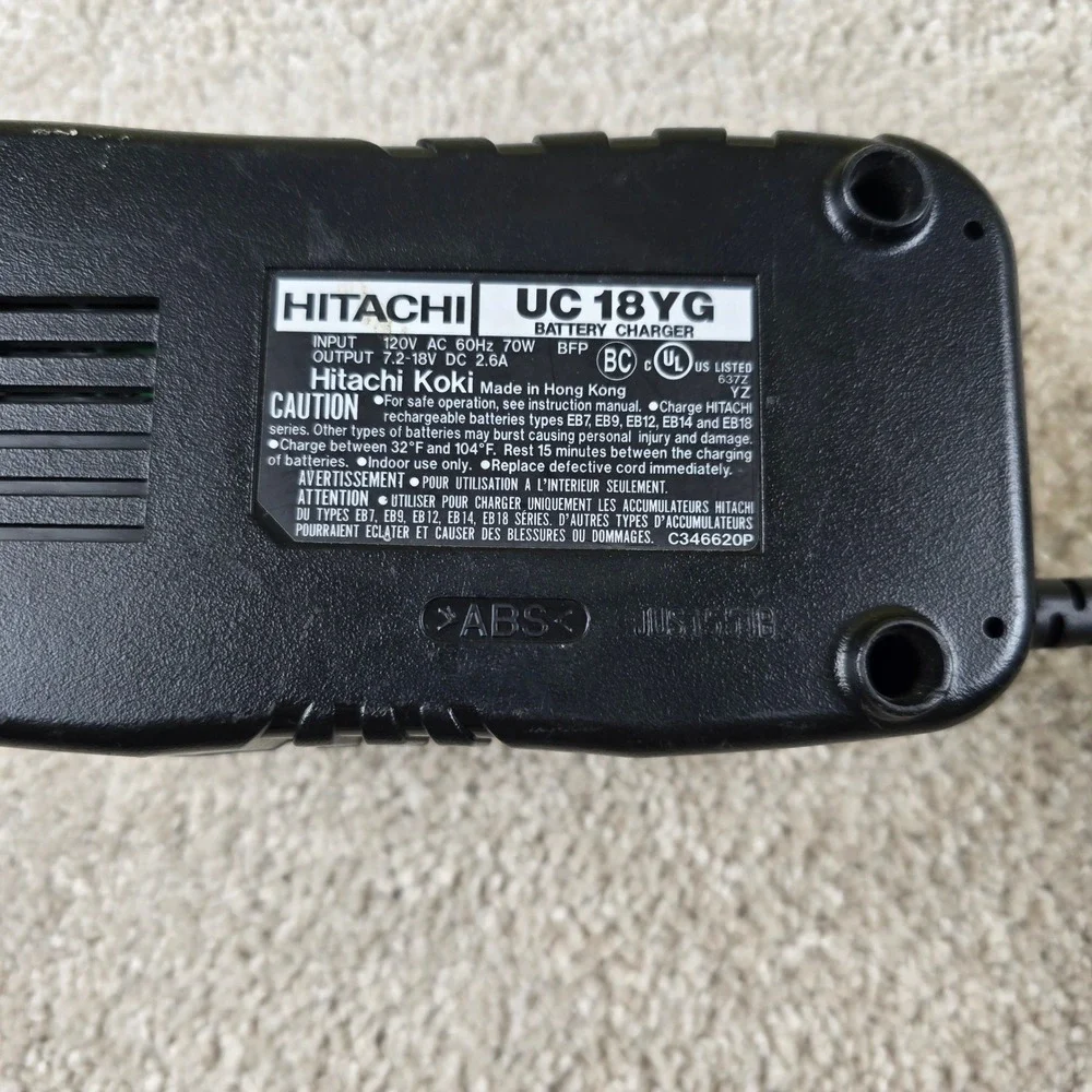 Hitachi uc18yg battery