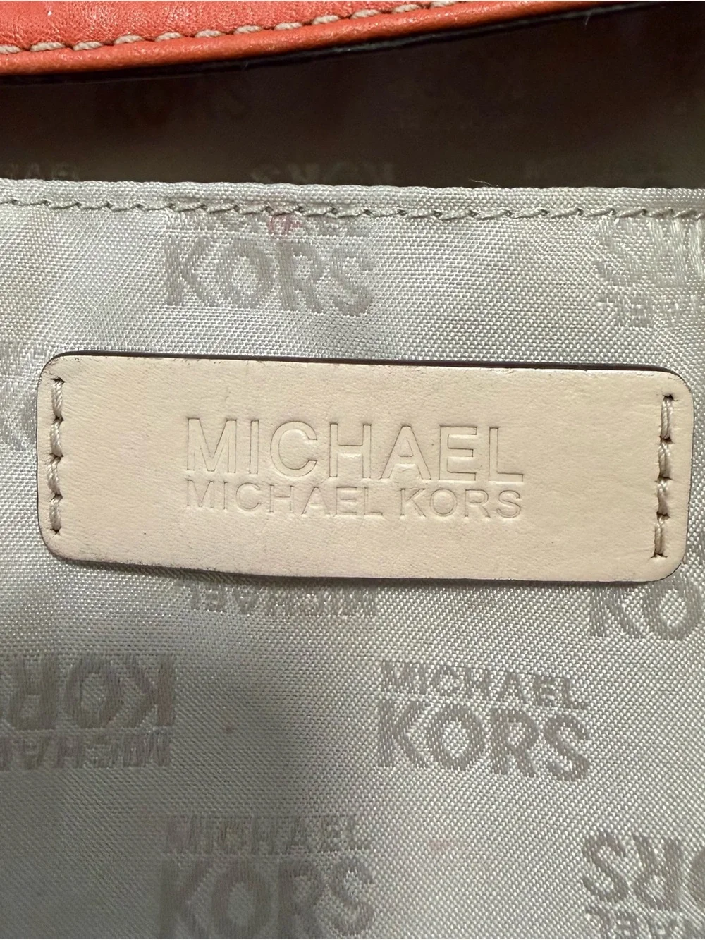 Michael Kors sleek orange