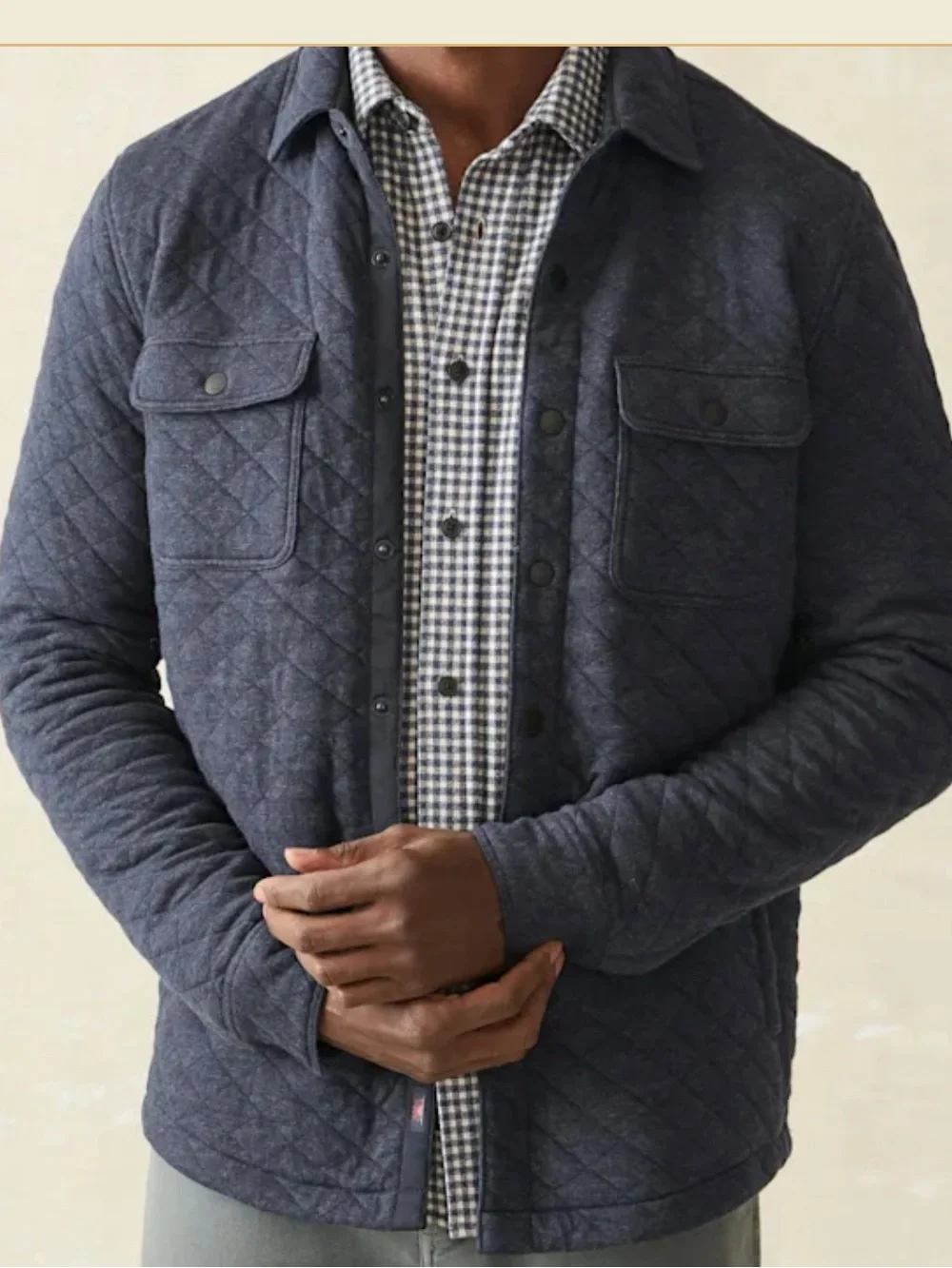 Faherty versatile navy
