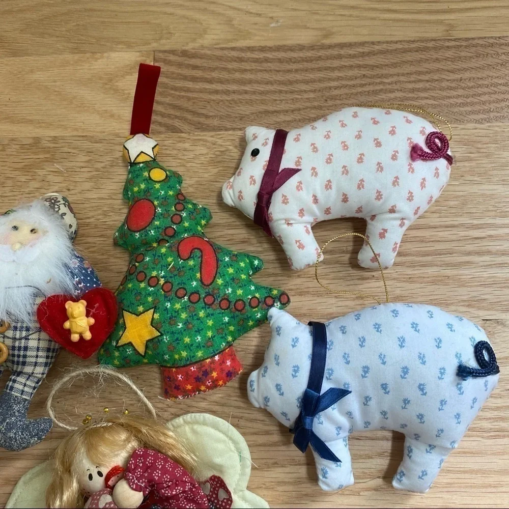 Vintage stuffed pig