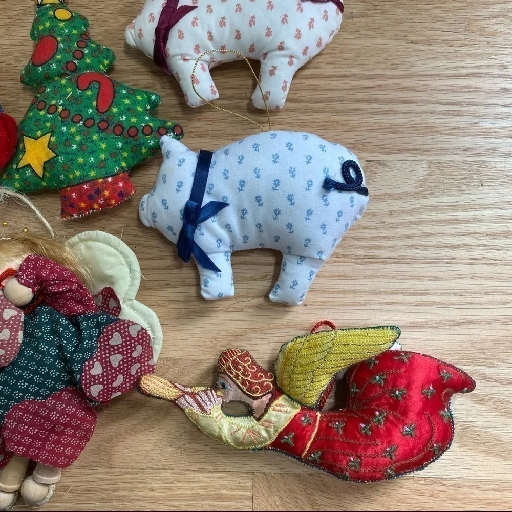 Vintage stuffed pig