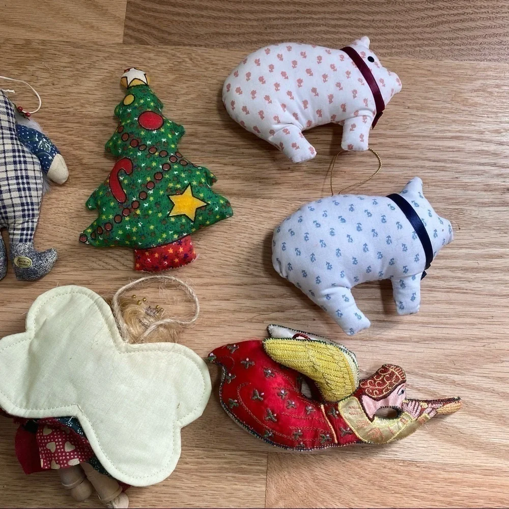 Vintage stuffed pig