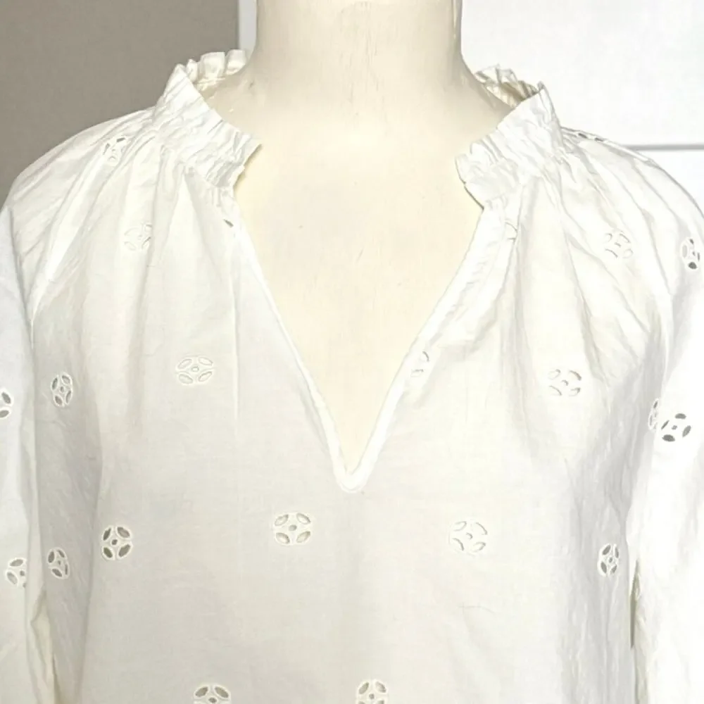 Madewell white eyelette